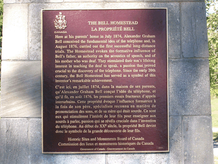 Bell Homestead Sign